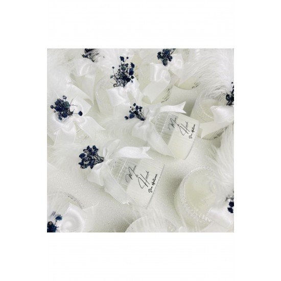 Söz Hediyeliği Nişan Hatırası Kına Hediyeliği Doğum Hediyelik Doğum Günü Kokulu Mum -15 Adet