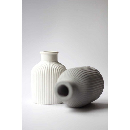 Beyaz Renk Iskandinav Dekoratif Beton Biblo 10 Cm