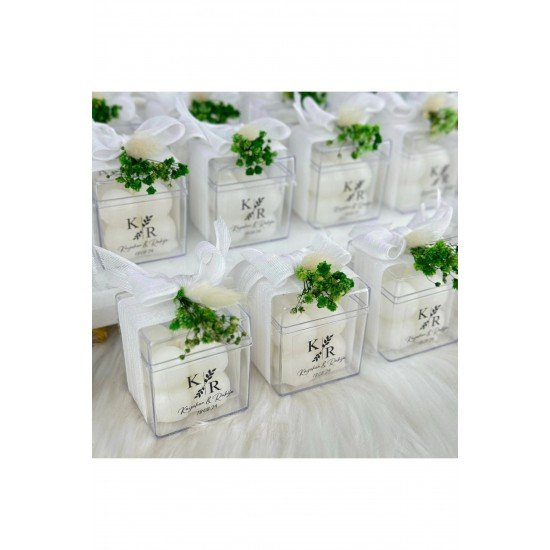 Kişiye Özel Bubble Mum – Mika Kutulu 20’li El Yapımı Baloncuk Mum Hediyelik