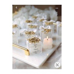 Düğün , Söz, Nişan , Doğumgünü Hediyelik Mini Bubble Mum -10 Adet