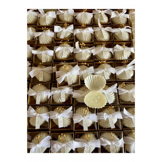 25 Adet Süslemeli Kutulu Mum Hediyeliği