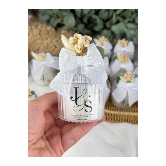 Kişiselleştirilmiş Okaliptüs Mum – 20 Adet