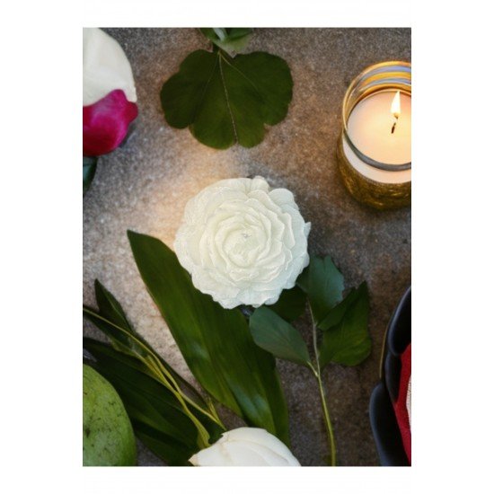 Bernami Hediyelik Kokulu Şakayik Desen Mum - 5 Adet