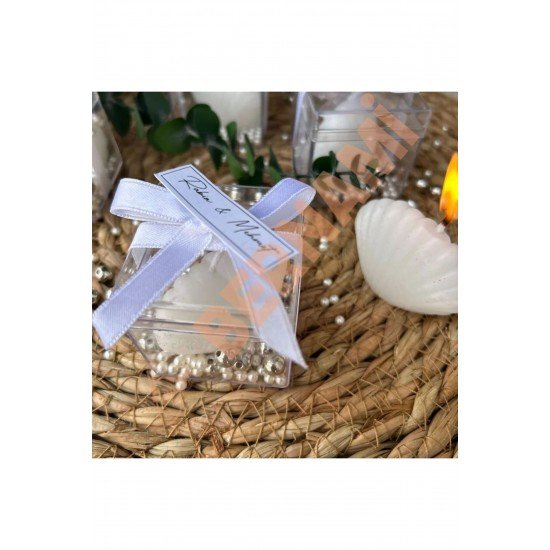 Bernami Mika Kutulu Istiridye Mum Düğün ,nişan ,kına ,davet ,doğum Günü - 10 Adet