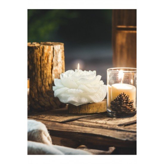 Bernami Hediyelik Kokulu Şakayik Desen Mum - 5 Adet