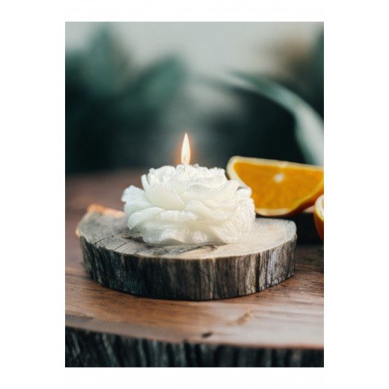 Bernami Hediyelik Kokulu Şakayik Desen Mum - 5 Adet