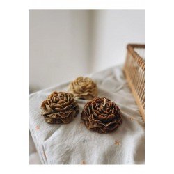 Amber Kokulu Şakayık Mum - 2li Set