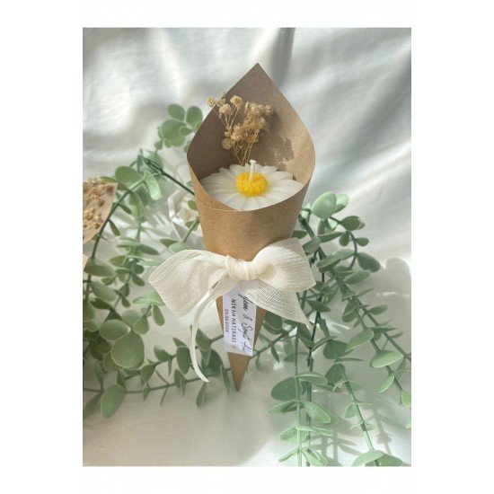 Bernami 20 Adet Papatya Mum Buketi Hediyelik