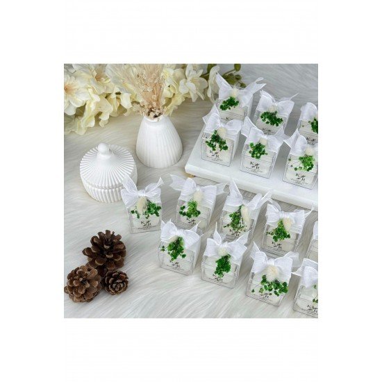 Kişiye Özel Bubble Mum – Mika Kutulu 20’li El Yapımı Baloncuk Mum Hediyelik