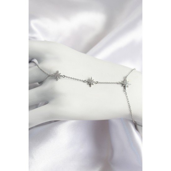 Özel Pirinç Zirkon Taşlı Kutup Yıldızı Model Renk Kadın Şahmeran Fırsat!!!