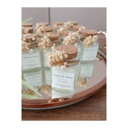 Şık Kavanozda Etiketli Mum, Söz, Nişan, Nikah, Kına, Düğün Hediyeliği, Nişan Hediyeliği (15 Adet)