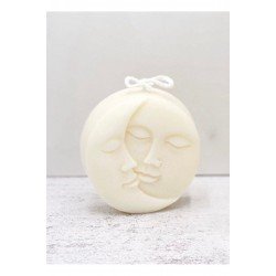 Dekoratif Sarılan Sevgili Ve Güneş&ay Mum - Soya Wax Mumu 2'li Set