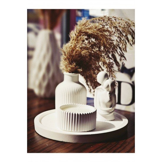 Tepside Vanilya Kokulu Mum, Vazo Ve Sevgili Biblosu Set