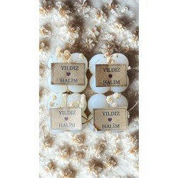 Düğün Nikah Nişan Kına Hediyelik Bubble Mum 10 Adet