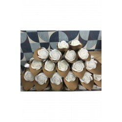 Kişiye Özel 10 ADET GÜL Model kokulu buket mum Düğün/nişan/söz/kadınlar/anneler Günü Hediyelik