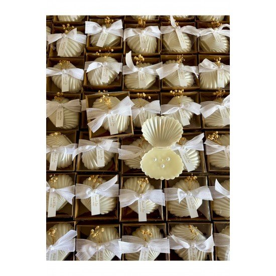 25 Adet Süslemeli Kutulu Mum Hediyeliği