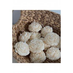 25 Li Şakayık Dekoratif Mum ( 25 Adet)