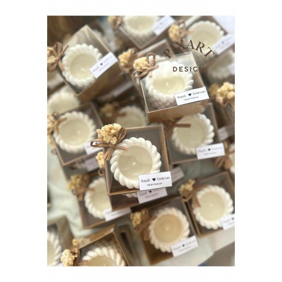 Burgu Model Pinterest Nişan Nikah Düğün Doğum Günü Etiketli Süsleme Özel Gün Mum 10 Adet