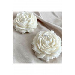 Vanilya Kokulu Şakayık Mum - 5 Adet