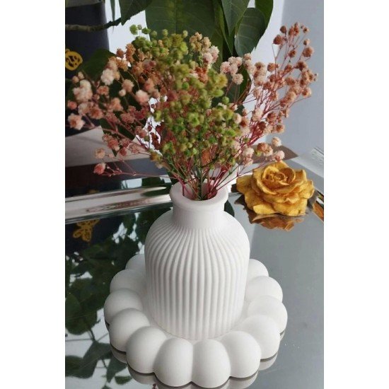Bubble Tabak Pinterest Vazo Çiçek Koyulabilir Dekoratif Obje | Dayanıklı-sağlam Yapılı Kara Home