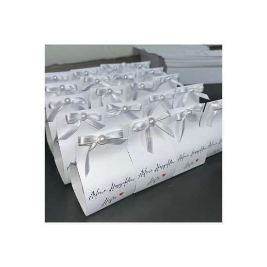 Pinterest Nişan Nikah Düğün Hediyelik Bubble Mum Keten Kurdele Süslemeli 20 ADET