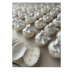 30 adet istiridye mum #mum#hediye#söz#nişan#bebek