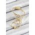 Özel Pirinç Halkalı Model Gold Renk Kıkırdak Küpe Fırsat!!!