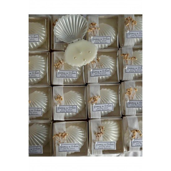 25 Adet İstiridye Mum Hediyeliği