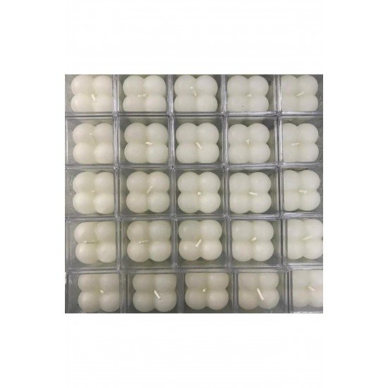 PİNTEREST MİKA BUBBLE MUM 50 ADET