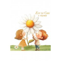 25 Adet Özel Tasarlanmış Kart Ve Papatya Mum. Bebek Doğum, Babyshower, Doğum Günü, Hediyelik