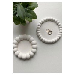 Bubble 2’li Dekoratif Beton Tabak Takı Tabağı Bardak Altlığı