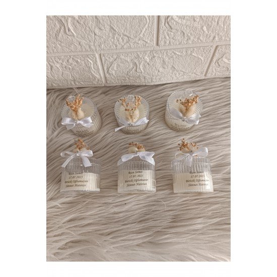 20 adet şekerlik mum hediyelik yenidoğan doğum günü sünnet hediyelik