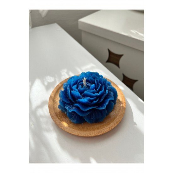 Lacivert Şakayık Mum