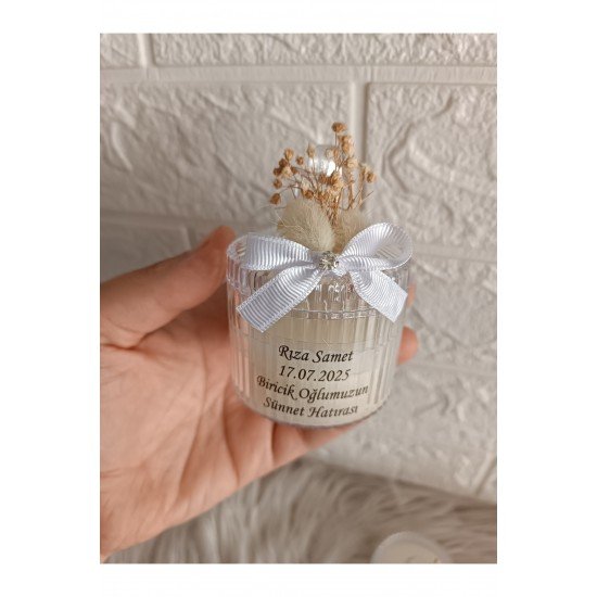 20 adet şekerlik mum hediyelik yenidoğan doğum günü sünnet hediyelik