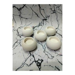 Dekoratif Yuvarlak Tealight Mumluk – Çok Amaçlı Kullanım (5’Lİ SET)