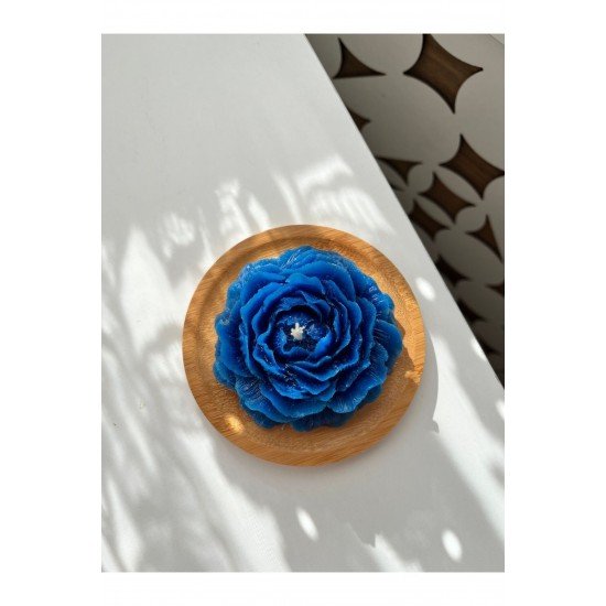 Lacivert Şakayık Mum