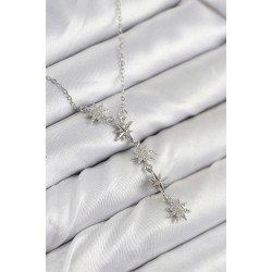 Özel Çelik Yıldız Model Renk Kadın Kolye Fırsat!!!