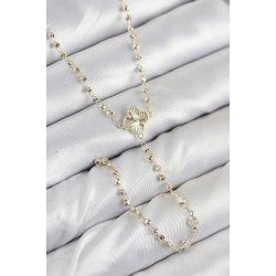 Özel Pirinç Zirkon Taşlı Yonca Model Gold Renk Kadın Y Kolye Fırsat!!!