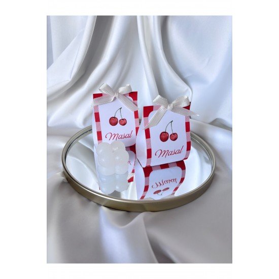 Çantalı Mini Bubble Mum 10 Adet Hediyelik Doğum,Baby Shower,Doğum Günü,Nikah,Nişan,Kına Hediyelik