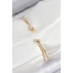 Özel Pirinç Zirkon Taşlı Yıldız Ve İnci Model Gold Renk Kadın Bileklik Fırsat!!!