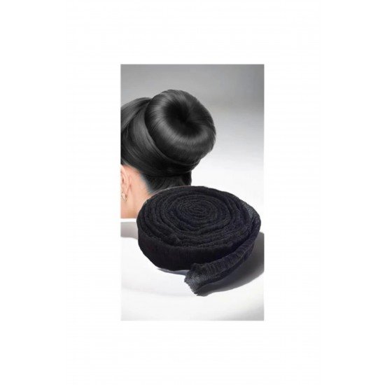 Özel Saç Topuz Süngeri Siyah 10 Metre Forero Design Fırsat!!!