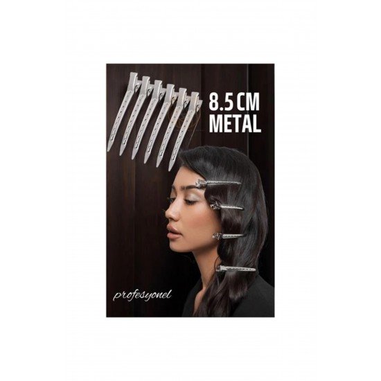 Özel Saç Klipsi Metal Toka Profesyonel 6 Adet Fırsat!!!