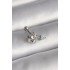 Özel Çelik Renk Zirkon Taşlı Sallantı Kalp Detay Tragus Piercing Fırsat!!!
