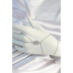 Özel Çelik Zincirli Renk Zirkon Taşlı Yonca Şahmeran Fırsat!!!