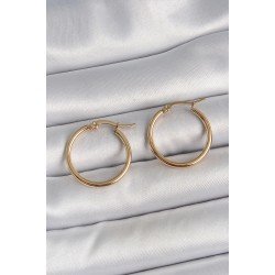 Özel 316 Çelik Gold Renk 22Mm Kadın Halka Model Kadın Küpe Fırsat!!!