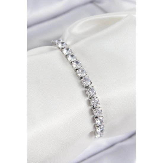 Özel Pirinç Zirkon Taşlı Kare Model Renk Asansörlü Kadın Bileklik Fırsat!!!