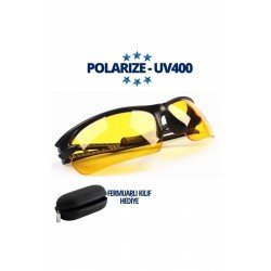 Özel Polarize Uv400 Sarı Camlı Güneş Gözlüğü Fırsat!!!