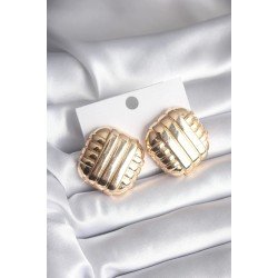 Özel Pirinç Gold Renk İşleme Detay Kadın Küpe Fırsat!!!