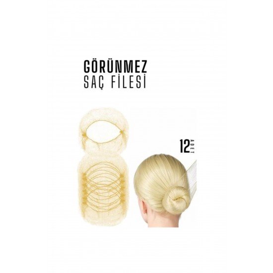 Özel Sari Saç Filesi Görünmez 12 Adet Fırsat!!!