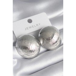 Özel Pirinç Renk İşleme Detay Daire Model Kadın Küpe Fırsat!!!